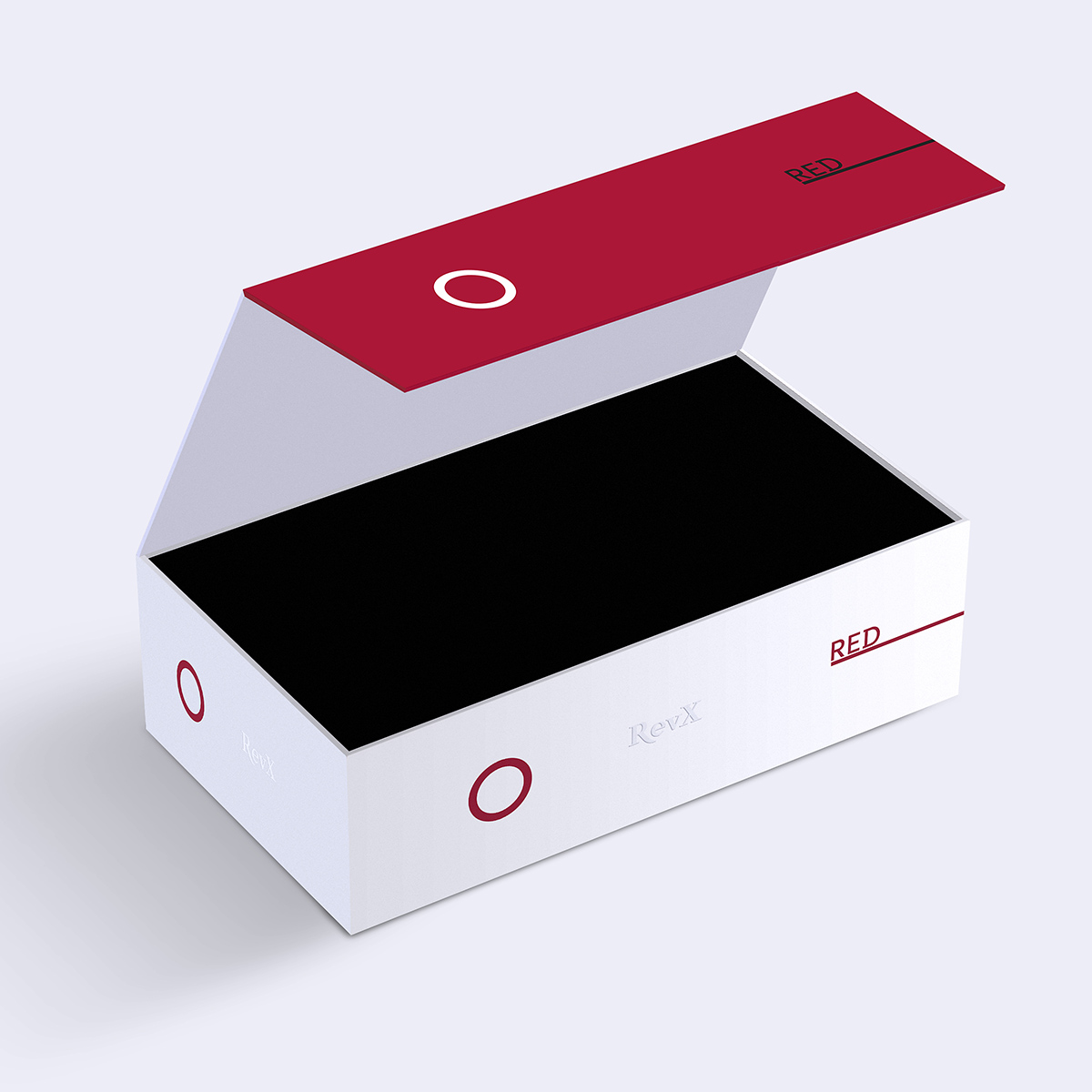 RevX. Diseño de packing, envase y etiquetado por Goyo Rodríguez.