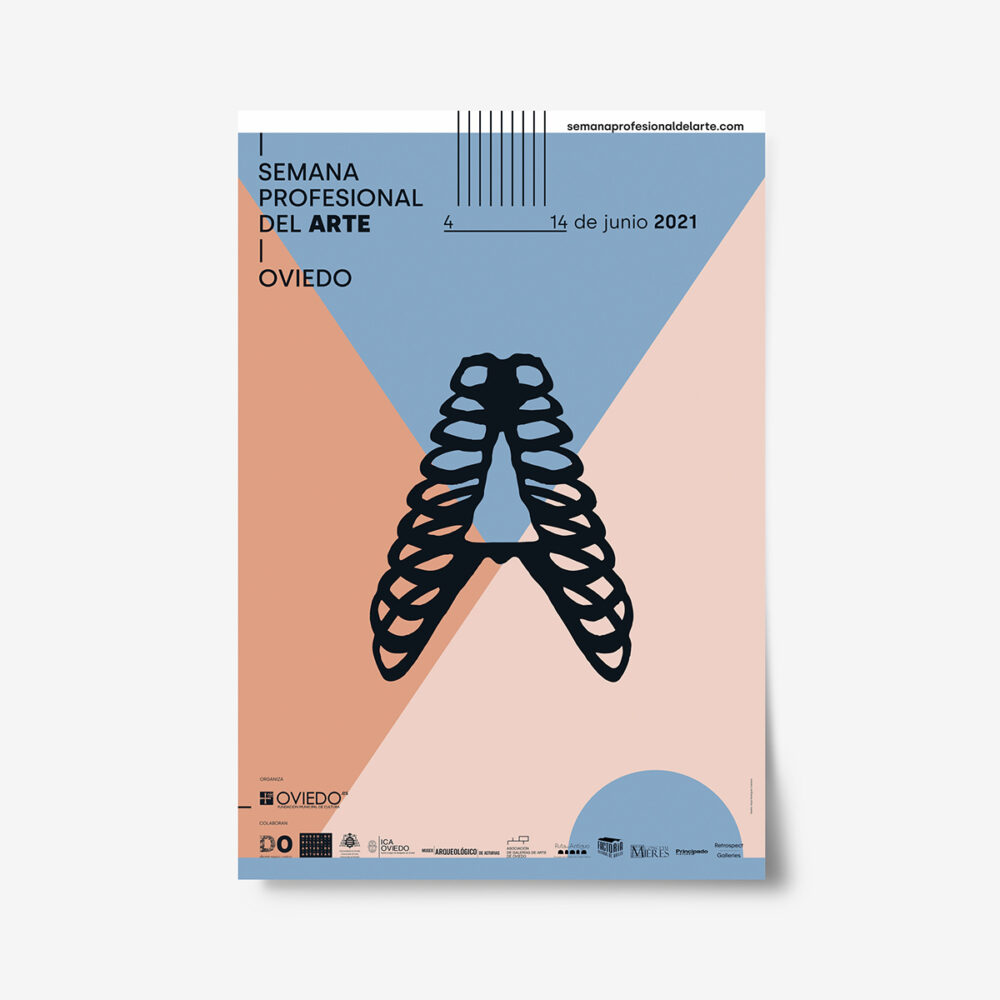 5 Sentidos. Cartel Olfato. Semana Profesional del Arte de Oviedo by Goyo Rodríguez