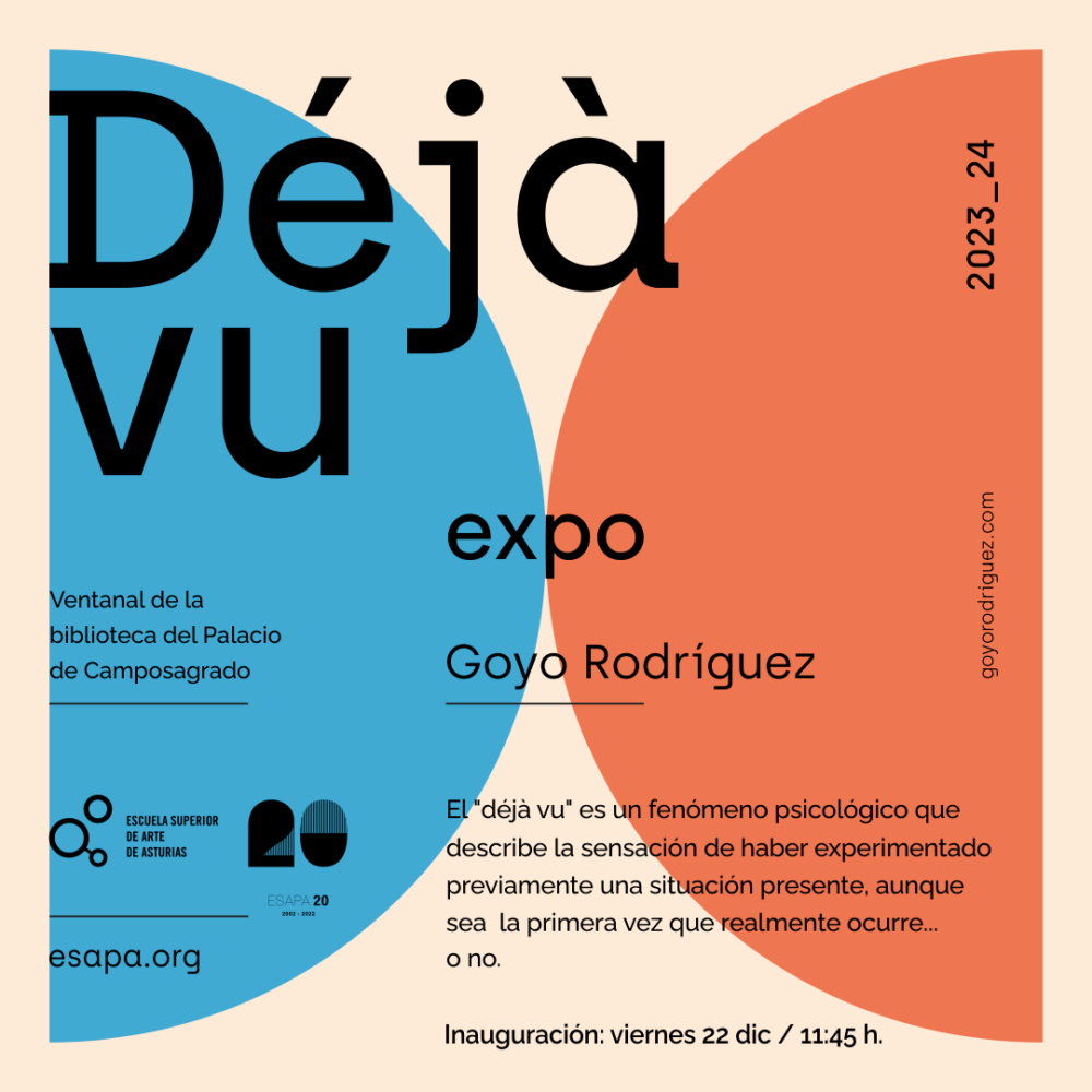 Déjà vu Exposición de ilustraciones de Goyo Rodríguez.