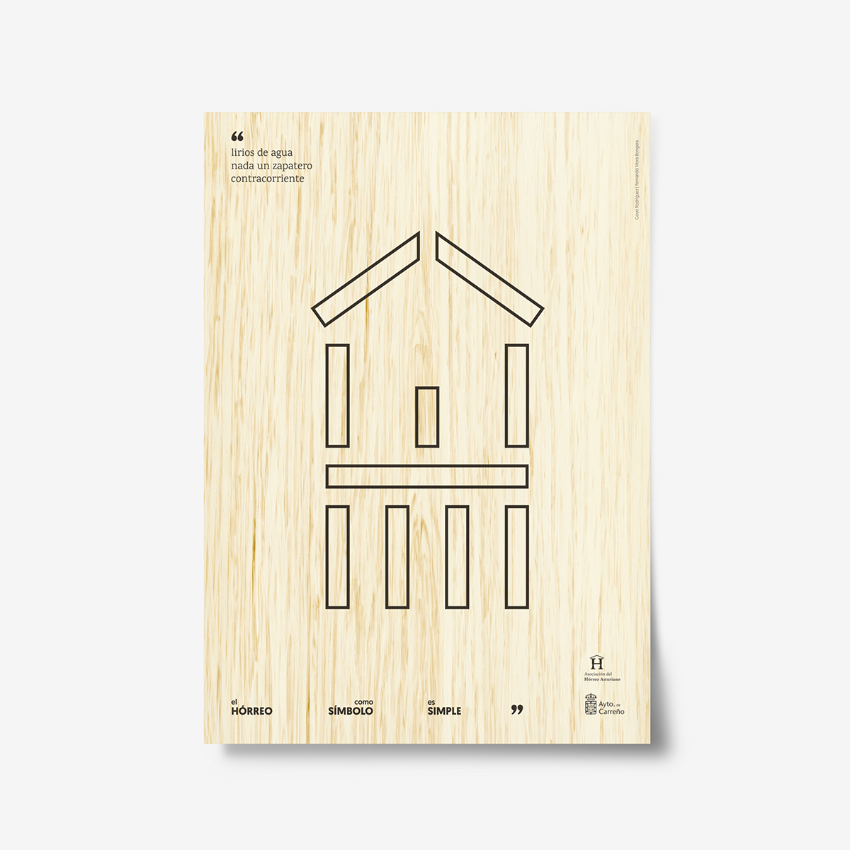 El Hórreo como símbolo. Expo cartelerí Asociación del Hórreo Asturiano / Ayto. de Carreño
