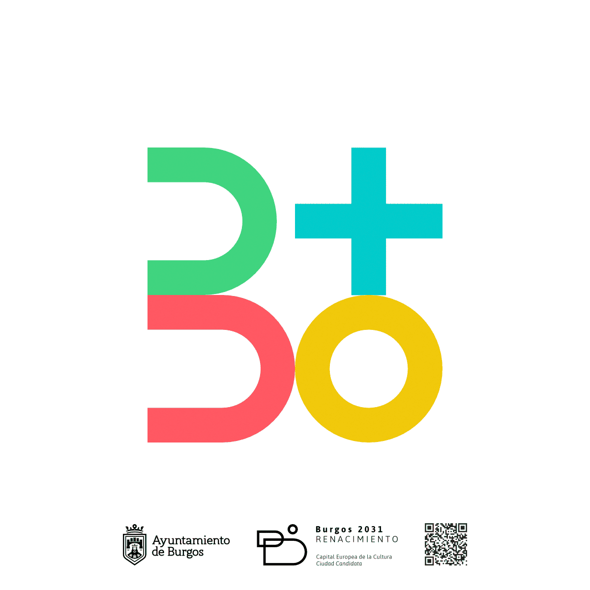 4 colores, 4 formas y cuatro identidades para los cuatro pilares de comunicación de la Candidatura de Burgos Capital Europea de la Cultura 2031.